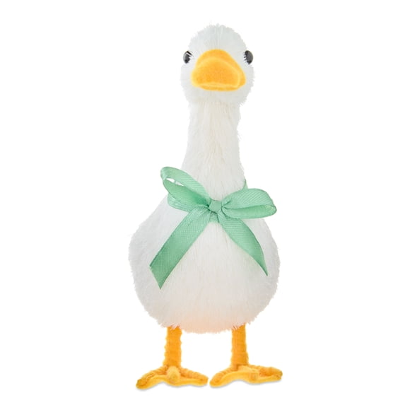 Duck Tabletop Decoration, White and Green, 6.5", Easter by Way To Celebrate