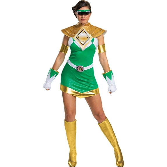 GREEN RANGER FEMALE MM DLX ADU