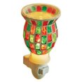 thumbnail image 1 of GREEN-RED MOSAIC Aromatique Pluggable Fragrance Warmer - Wax Melter, 1 of 1