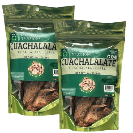 GREEN ROYALTY-Amphipetyglum Adstringens Herb/ Makes 60 + Cups/ Resealable Bag Freshness- Cuachalalate Hierbas - 2PACK!! (8OZ)