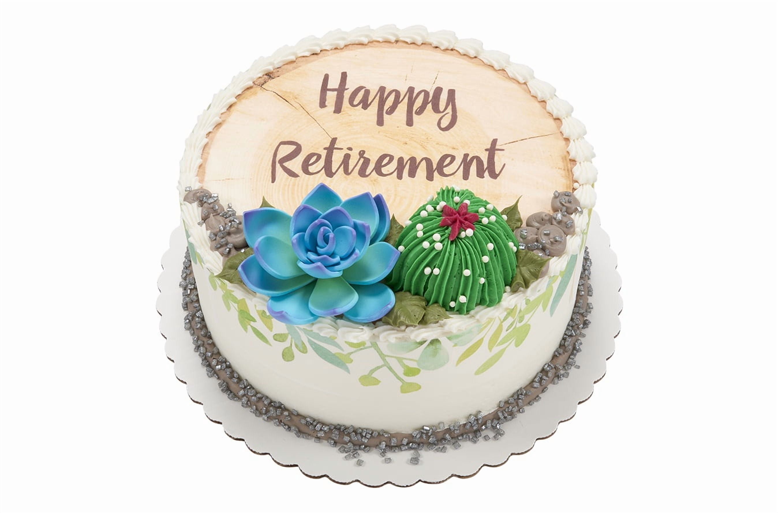 GREEN THUMB ROUND CAKE