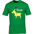 thumbnail image 1 of GREEN Tiger Woods Goat Logo Masters T-shirt YOUTH, 1 of 1