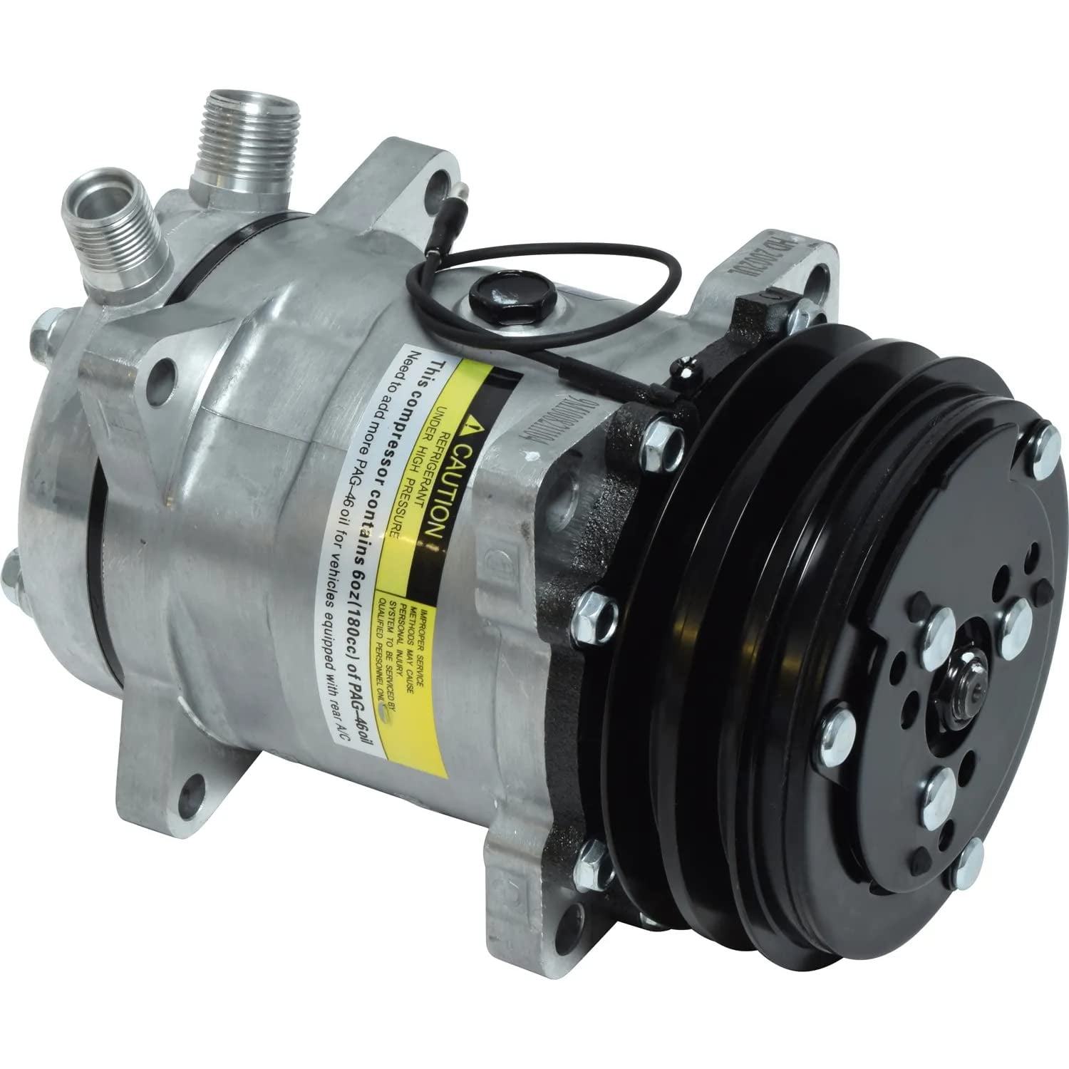 GREEN Universal A/C Compressor with 2PK Clutch SD508 Style 5H14 R134A V ...