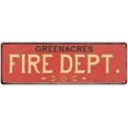 thumbnail image 1 of GREENACRES FIRE DEPT. Home Decor Metal Sign Police Gift 8x24 108240013944, 1 of 1