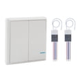 thumbnail image 1 of GREENCYCLE 1 PK 2-way Wireless Switch 2 PK Remote Receiver Smart Wireless Wall Light Switch, 1 of 8