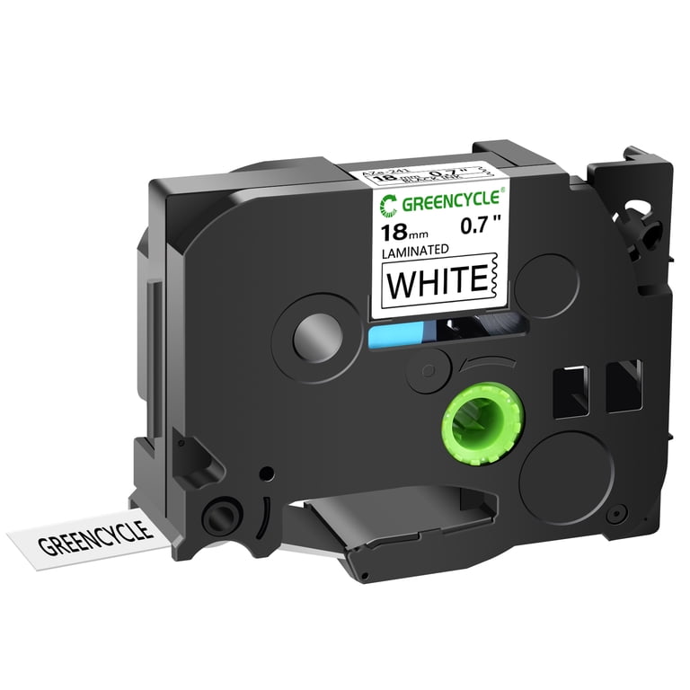 5PK Label Tape TZe-241 18mm White Compatible for Brother P-Touch D600 D450 1890C