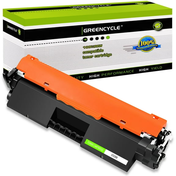 GREENCYCLE 1 Pack Compatible for HP 30X CF230X CF230A High Yield Black Toner Cartridge Replacement with LaserJet Pro M203dw, M203dn, M203d, Laserjet Pro MFP M227fdn, M227fdw, M227sdn Printer