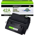 thumbnail image 1 of GREENCYCLE 1 Pack Compatible for HP 42A Q5942A Black Toner Cartridge Replacement with Laserjet 4200 4240 4250 4250TN 4250N 4250DTN 4300 4350 4345MFP 4350N 4350TN 4350DTN Printer, 1 of 6