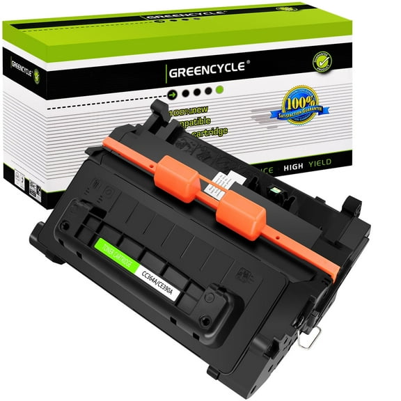 GREENCYCLE 1 Pack Compatible for HP 90A CE390A Black Toner Cartridge Replacement with Laserjet Enterprise M601 M602 M603 M4555 MFP Series Printer