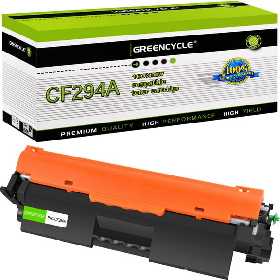 GREENCYCLE 1 Pack Compatible for HP 94A CF294A Black Toner Cartridge Replacement with Laserjet Pro M118dw MFP M148fdw M148dw M149 M149fdw Printer