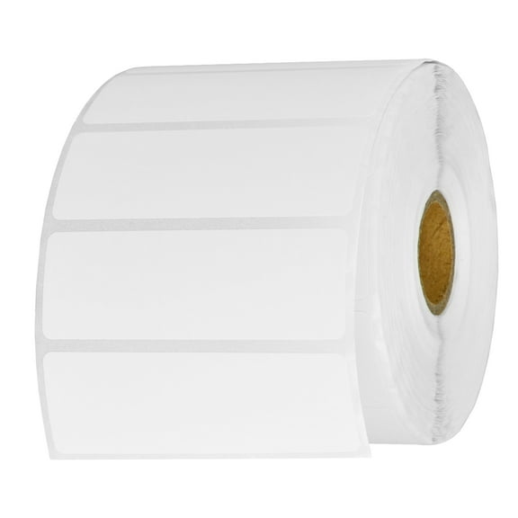 GREENCYCLE 1 Roll (1500 Labels/Roll) White Die Cut Paper Label Mobile Solution Barcodes Tapes Compatible for Brother RDS04U1 3" x 1-1/64"(76mm x 26mm) TD-4000 TD-4100N Printer,BPA Free