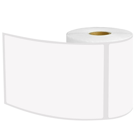GREENCYCLE 1 Roll (270 Labels/Roll) White Die Cut Paper Label Mobile Solution Barcodes Tapes Compatible for Brother RDS02U1 4" x 6"(102mm x 152mm) TD-4000 TD-4100N Printer,BPA Free