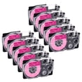 thumbnail image 1 of GREENCYCLE 10 Pack Compatible for Casio XR-9FPK XR9FPK Black on Fluorescent Pink Label Tape for KL-120 KL-60 KL-100 KL750 KL780 KL2000 KL7000 KL7200 KLP1000 Label Maker 9mm 3/8'' x 5.5m 18 Feet, 1 of 1