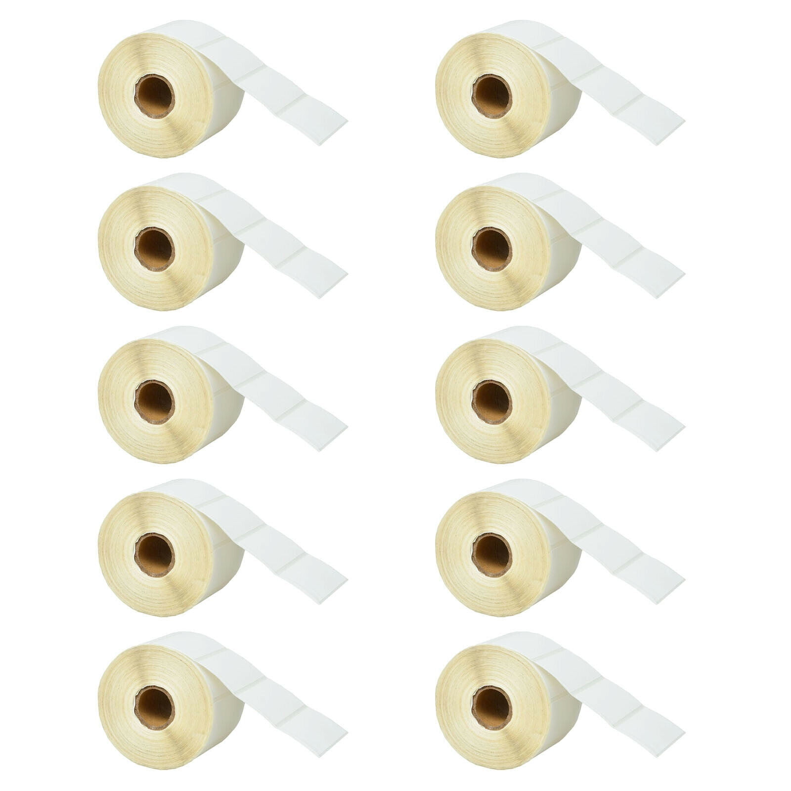 GREENCYCLE 10 Roll (1000 Labels/Roll) Compatible Direct Thermal Paper Label 2.25x1.25'' (2-1/4 x 1-1/4 inch ) 1'' Core Blank Shipping Address Multi-function Labels For Zebra ZP-450 Label Printer