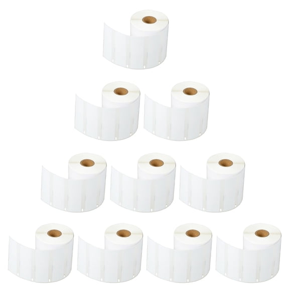 GREENCYCLE 10 Roll (1050 Labels/Roll) High Capacity Address Multipurpose Labels Compatible for Dymo 1785353 3-1/2" x 1-1/8"(89mm x 28mm) LabelWriter 4XL Printer,BPA Free