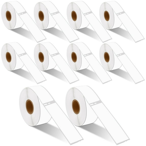 GREENCYCLE 10 Roll (350 Labels/Roll) Standard White Shipping Address Label Compatible for Dymo 30252 1-1/8''(28mm) X 3-1/2''(89mm) LabelWriter Printer,BPA Free