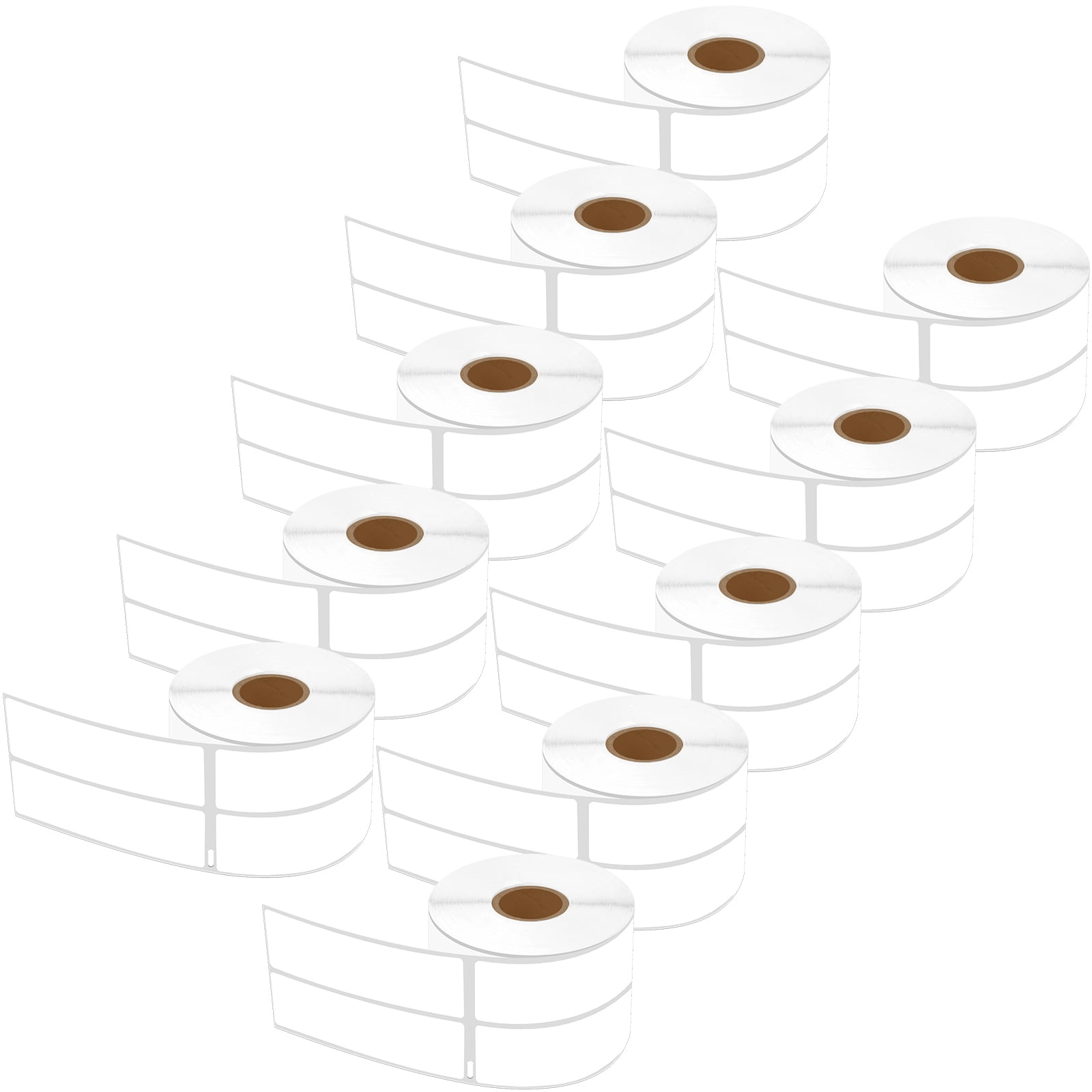 GREENCYCLE 10 Roll (700 labels per roll) Medium White 2-up Address Mailing Multipurpose Labels Compatible for Dymo 30253 1-1/8" x 3-1/2"(28mm x 89mm) LabelWriter Printer,BPA Free