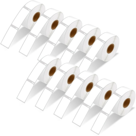 GREENCYCLE 10 Roll Compatible for DYMO 30336 (1" x 2-1/8") Rerurn Address & Multipurpose Labels Use with Labelwriter 450, 4XL, Zebra Desktop Printers (500 Labels/Roll)