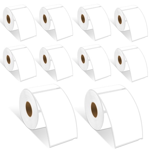 GREENCYCLE 10 Roll Compatible for DYMO 30256 (2-5/16" x 4") Address Shipping,Barcodes,Postal Multipurpose Large Label BPA Free (300 Labels/Roll)