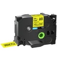 thumbnail image 1 of GREENCYCLE 1PK Compatible for Brother P-touch Black on Yellow 24mm TZ TZe TZe-651 TZ-651 TZ651 TZe651 Laminated Label Tape, 1 of 7
