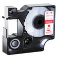 thumbnail image 1 of GREENCYCLE 1PK Compatible for DYMO D1 45015 12mm 7m Red on White Label Tape for LabelManager LabelPoint LabelWriter Label Maker, 1 of 7