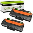 thumbnail image 1 of GREENCYCLE 2 Pack Compatible for Samsung MLT-D115L D115L Black Toner Cartridge Replacement with SL-M2820DW SL-M2870FW SL-M2880FW Xpress M2670 M2820 M2870 Laser Printer, 1 of 8