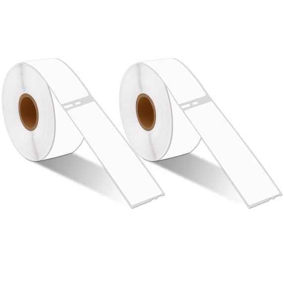 GREENCYCLE 2 Roll (350 Labels/Roll) Standard White Shipping Address Label Compatible for Dymo 30252 1-1/8''(28mm) X 3-1/2''(89mm) LabelWriter Printer,BPA Free