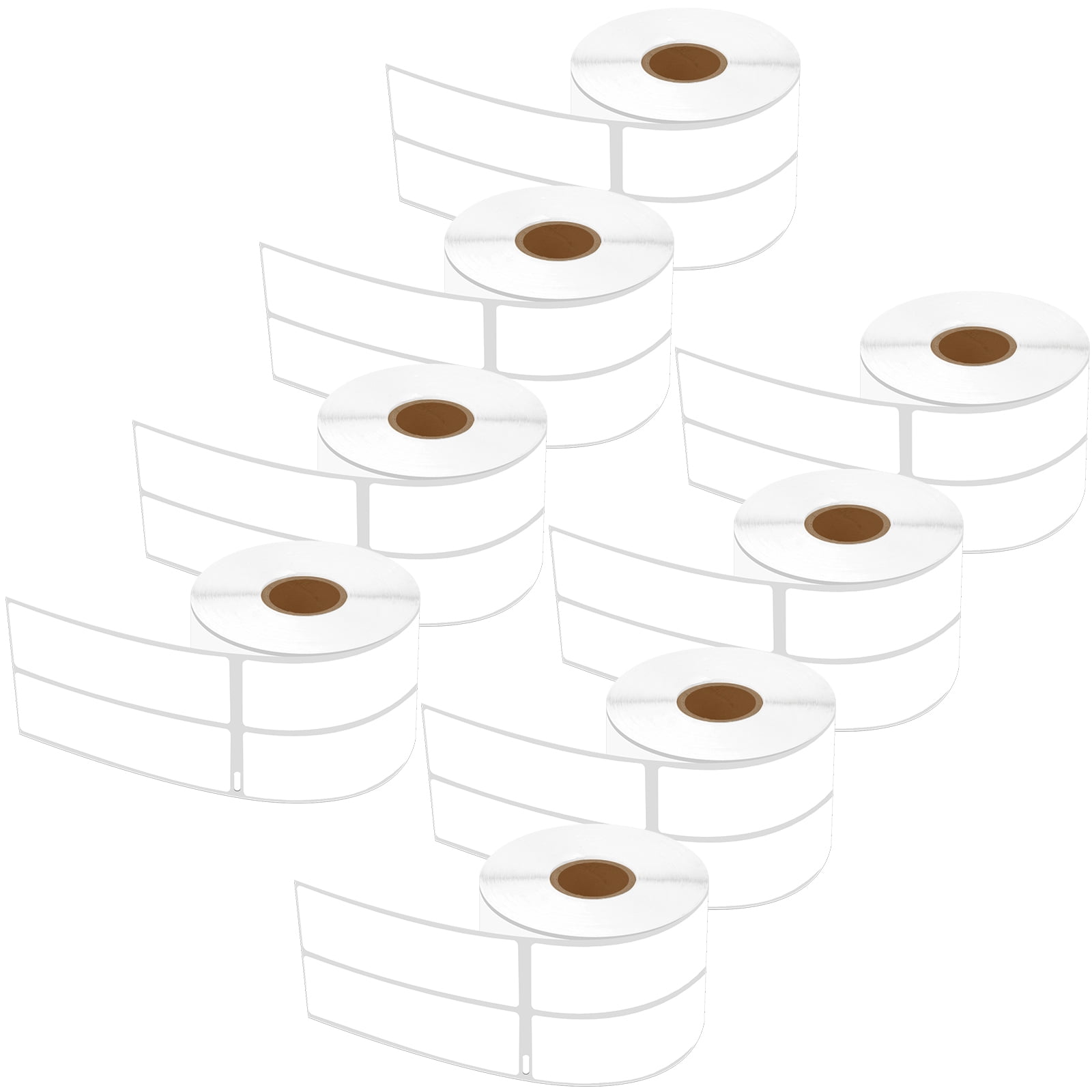 GREENCYCLE 8 Roll (700 labels per roll) Medium White 2-up Address Mailing Multipurpose Labels Compatible for Dymo 30253 1-1/8" x 3-1/2"(28mm x 89mm) LabelWriter Printer,BPA Free