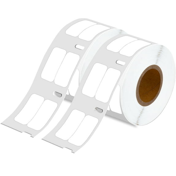 GREENCYCLE 2 Roll Compatible for DYMO 30333 (1/2" X 1") Extra-Small 2-Up Multi-Purpose Labels Use with Labelwriter 450, 4XL & Zebra Printers (1000 Labels/Roll)