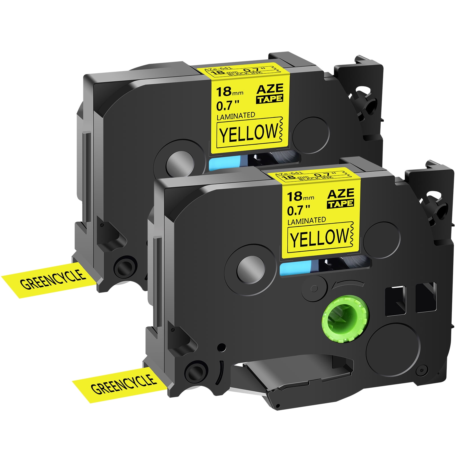 Nastri Nero Su Giallo Compatibile Con Brother TZE-641 - Foto 6