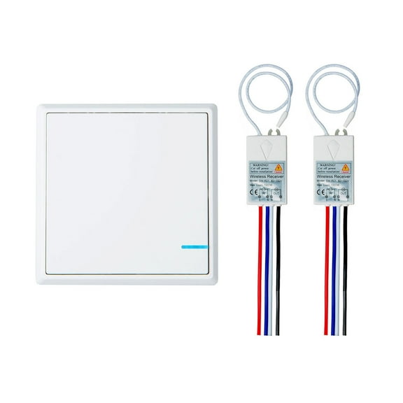 GREENCYCLE 3 PK Wireless Switch Remote receiver Remote Control House Lighting Appliances