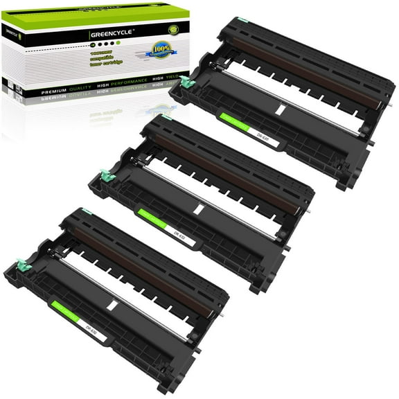 GREENCYCLE 3 Pack Compatible for Brother DR630 DR-630 Drum Unit Replacement with HL-L2300D DCP-L2520DW HL-L2360DW HL-L2380DW MFC-L2700DW Laser Printer