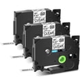 thumbnail image 1 of GREENCYCLE 3 Pack Compatible for Brother TZ TZe 131 TZ-131 TZe-131 TZ131 Standard Laminated 1/2 Inch Black on Clear Label Tape Replacement for P-Touch PT-P700 PT-D200 PTD400AD PT-1290 Label Printer, 1 of 7