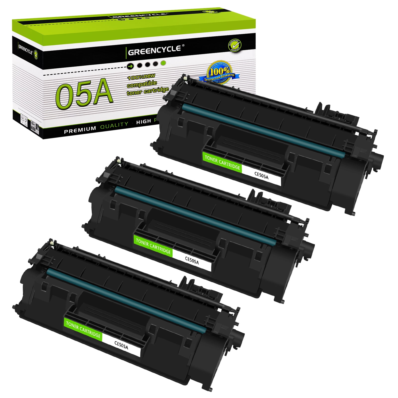 Ce505a Toner Cartridge GREENCYCLE CE505A 05A Toner Cartridge ...
