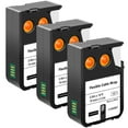 thumbnail image 1 of GREENCYCLE 3 Pack Compatible for DYMO XTL 1868807 3/4''x 18ft Black on White Flexible Cable Wrap Nylon Label Tapes use in Rhino XTL-300 500 Printer, 1 of 7