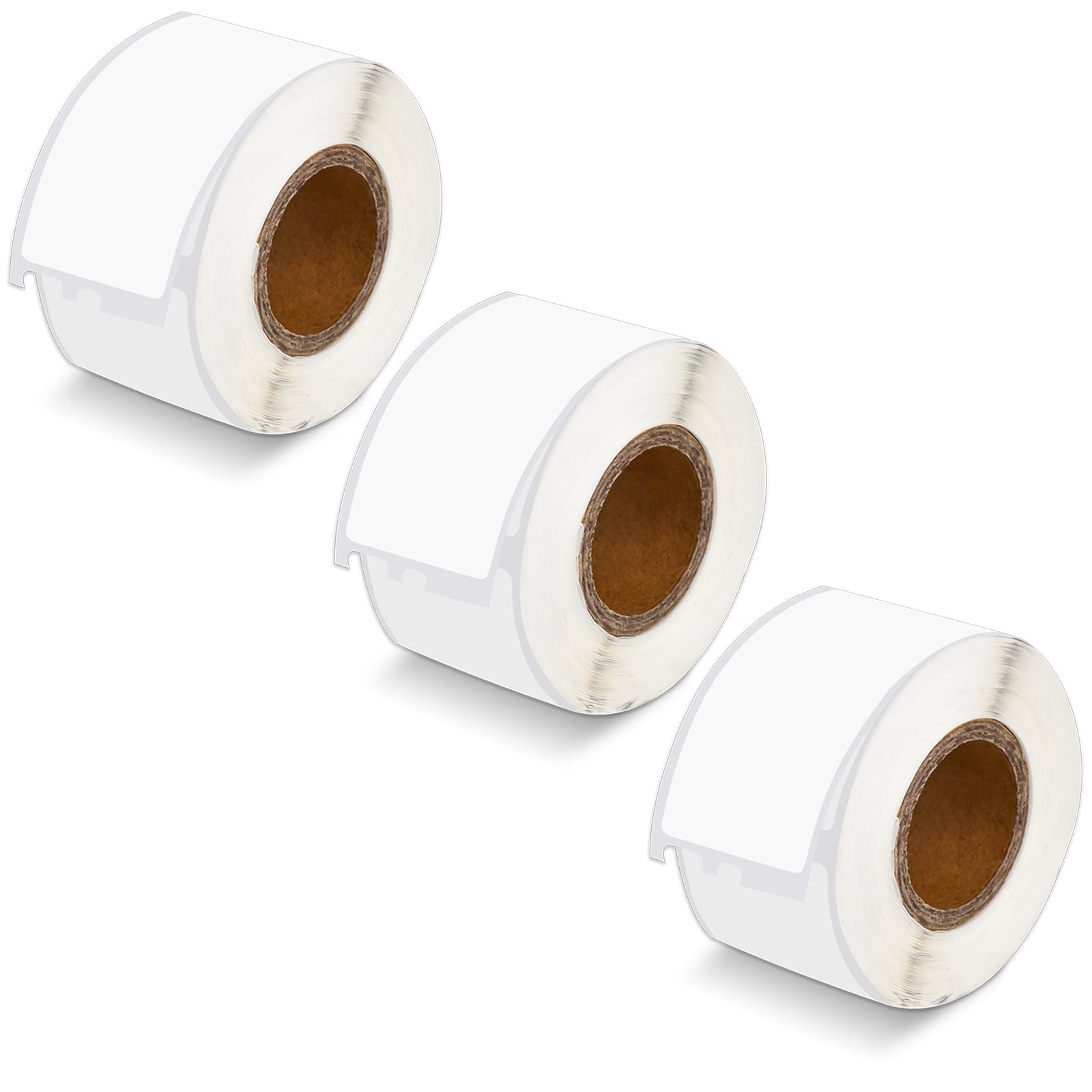 GREENCYCLE (3 Roll/ 130 Labels per Roll) Compatible for Dymo 30251 1-1/8" x 3-1/2" Die-Cut White Address Shipping Paper Label