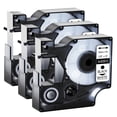 thumbnail image 1 of GREENCYCLE 3PK 9mm 7m S0720680 Black on White Label Tape Compatible for Dymo D1 40913 LabelManager LabelPoint LabelWriter 3M Label Maker, 1 of 7