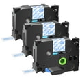 thumbnail image 1 of GREENCYCLE 3PK Compatible for Brother P-touch Blue on Clear 18mm 8m TZ TZE TZe-143 TZ-143 TZe143 TZ143 Laminated Label Tape, 1 of 7