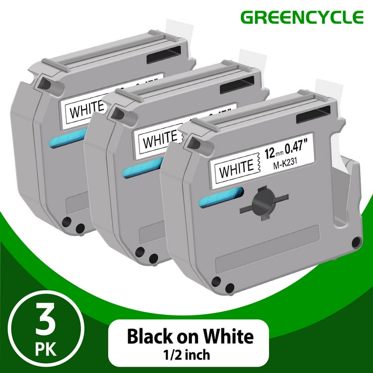 最高の GREENCYCLE PT-80 PT-70 PT-90 Brother for Compatible 3PK ラベルライター