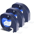 thumbnail image 1 of GREENCYCLE 3PK Compatible for DYMO LetraTag Refills 91331 12mm Black on White Plastic Label Maker Tape, 1 of 8