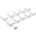 thumbnail image 1 of GREENCYCLE 4×6 Direct Thermal Labels White 500pcs Per Stack, 10 Stack Fanfold Perforated Strong Adhesive Mailing Postage Address Shipping Labels, 1 of 1