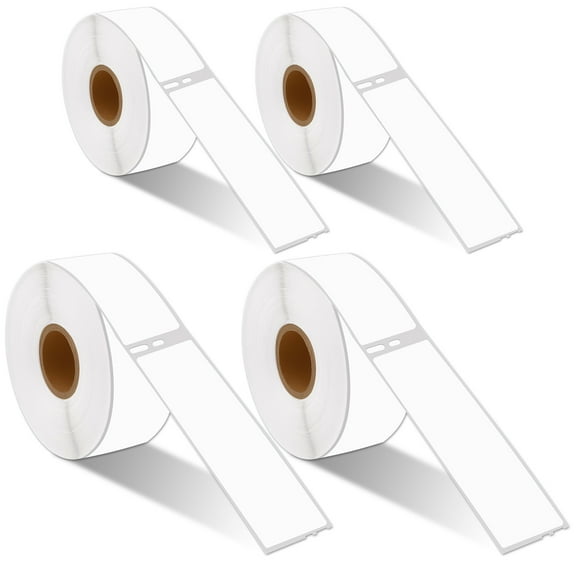GREENCYCLE 4 Roll (350 Labels/Roll) Standard White Shipping Address Label Compatible for Dymo 30252 1-1/8''(28mm) X 3-1/2''(89mm) LabelWriter Printer,BPA Free