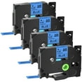 thumbnail image 1 of GREENCYCLE 4PK Compatible for Brother P-touch Black on Blue 9mm 8m TZ Tze Tze-521 TZ-521 TZe521 TZ521 Laminated Label Tape use in PT-P700 PT-P750W PT-D210 PT-D400 PT-D600 Label Maker, 1 of 7