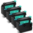 thumbnail image 1 of GREENCYCLE 4PK Compatible for Brother P-touch M Tape MK721 M-K721 M721 9mm 0.35" Black on Green for Brother PT-100 PT-M95 PT-90 PT-70 PT-65 PT-85 Label Maker Refills, 1 of 7