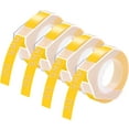 thumbnail image 1 of GREENCYCLE 4PK Compatible for Dymo 3D Plastic Embossing Labels 520108 White on Yellow Label Tape 9mm 3/8'' x 3m 9.8' Use in Organizer Xpress Pro 12966, Office Mate II 1540, Motex E101 Label Maker, 1 of 1