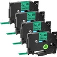thumbnail image 1 of GREENCYCLE 4PK Compatible for Brother P-touch Black on Green 9mm TZ TZe TZe-721 TZ-721 TZe721 TZ721 Laminated Label Tape, 1 of 7
