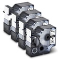 thumbnail image 1 of GREENCYCLE 4PK Compatible for DYMO D1 Label Tape 45803 S0720830 19mm 7m Black on White for LabelManager LabelPoint LabelWriter 3M Label Maker, 1 of 7