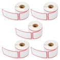 thumbnail image 1 of GREENCYCLE 5 Roll (300 Labels/Roll) Red Framed Multipurpose Labels Compatible for Dymo 30344 2-5/16" x 4" (59mm x 102mm) LabelWriter Printer,BPA Free, 1 of 8