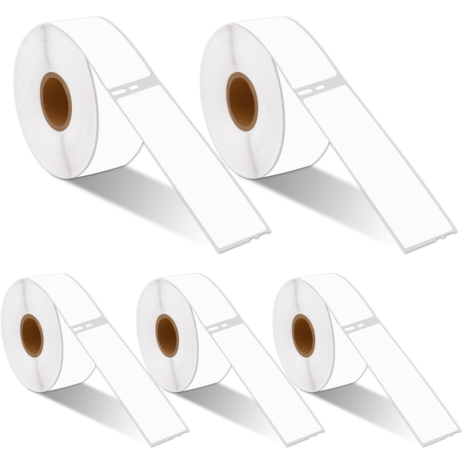 GREENCYCLE 5 Roll (350 Labels/Roll) Standard White Shipping Address Label Compatible for Dymo 30252 1-1/8''(28mm) X 3-1/2''(89mm) LabelWriter Printer,BPA Free