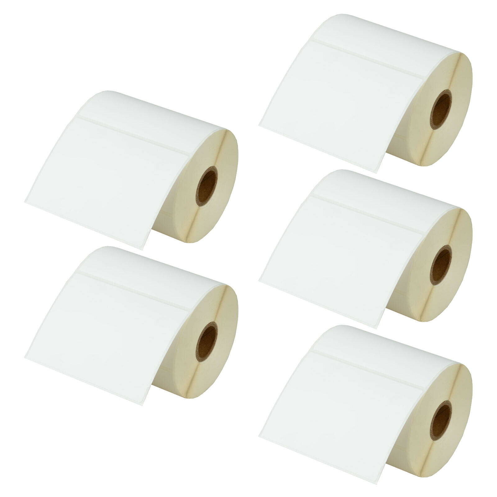 GREENCYCLE 5 Roll (500 Labels/Roll) Compatible Direct Thermal Paper Label 4 x 3 inch 1'' Core Blank Shipping Address Barcode Multi-function Labels For Zebra GK420D TLP-3844Z T402 Label Printer